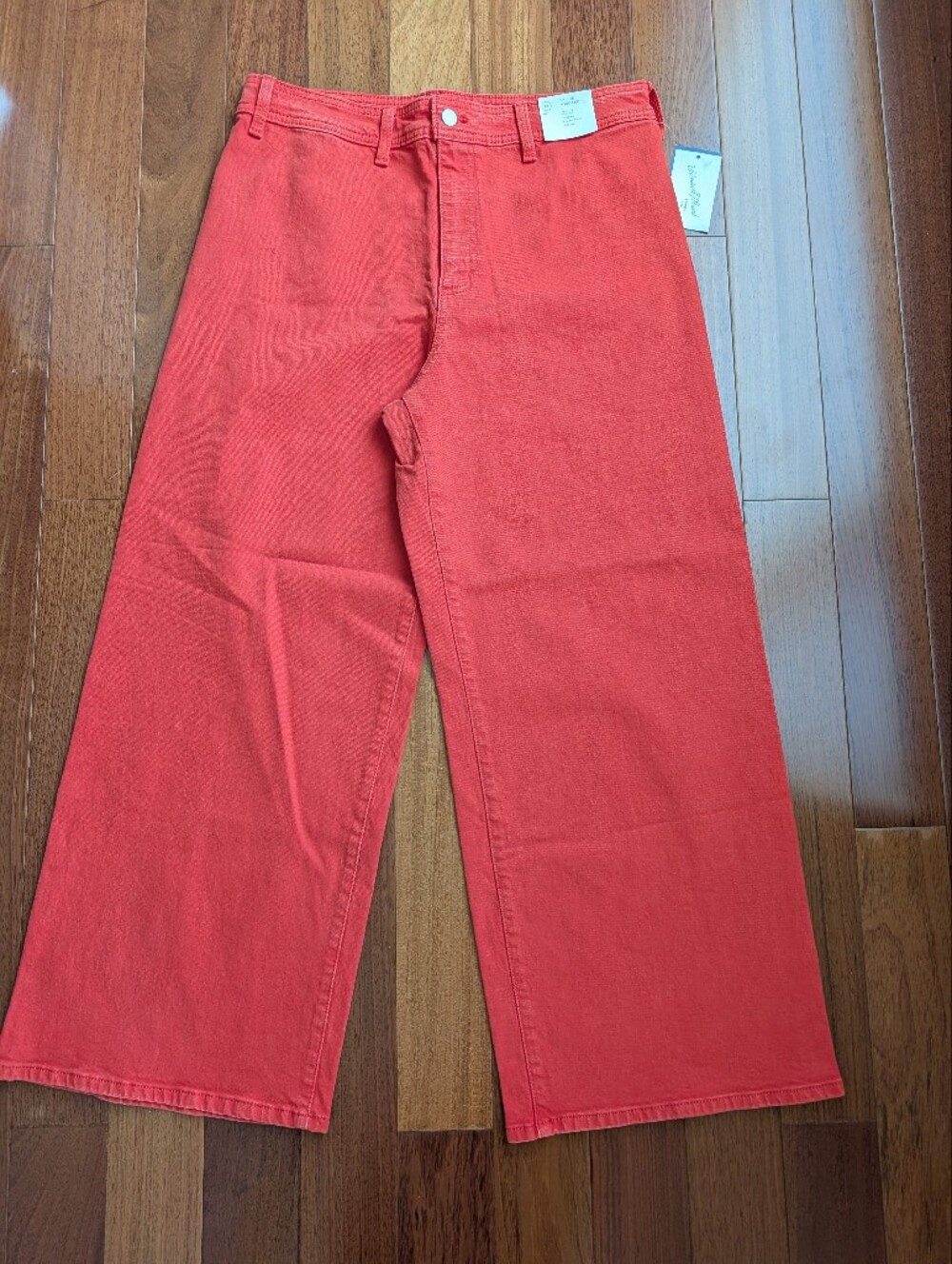 Universal Thread Sailor Wide Leg Jeans in Orange